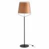 STOOD Lampadaire noire et bois