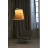 STOOD Lampe suspension noire et bois