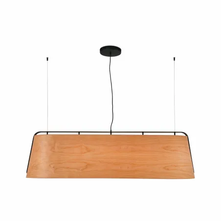 STOOD SUSPENSION 5XE27 NOIR + BOIS MAX 20W