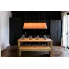 STOOD SUSPENSION 5XE27 NOIR + BOIS MAX 20W