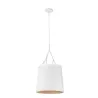 TREE Lampe suspension blanche 1L