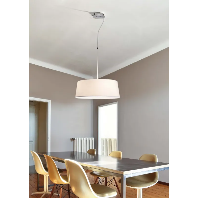 HOTEL Lampe suspension blanc