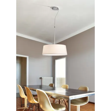 HOTEL Lampe suspension blanc