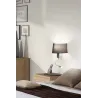HOTEL Lampe applique noir avec lecteur