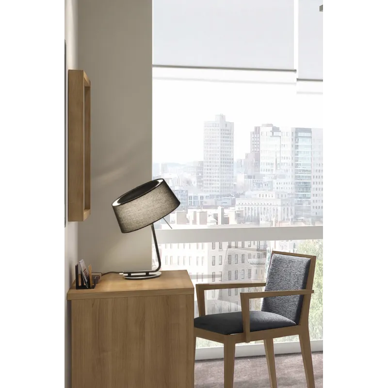 HOTEL Lampe de table noir 1L
