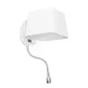 SWEET Lampe applique blanche avec liseuse