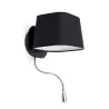 SWEET Lampe applique noir avec liseuse