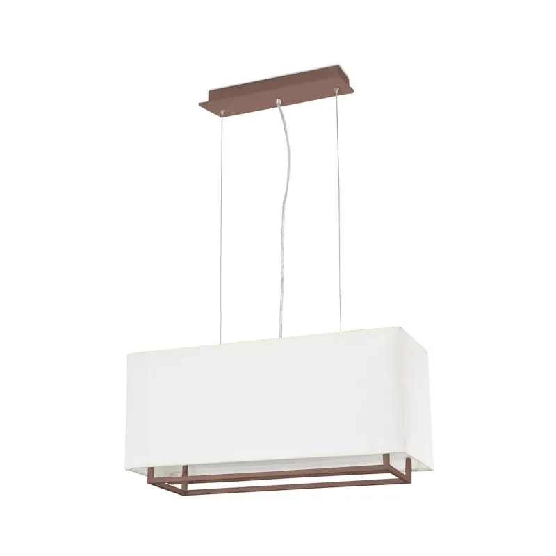 VESPER 600 Lampe suspension marron