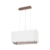 VESPER 600 Lampe suspension marron