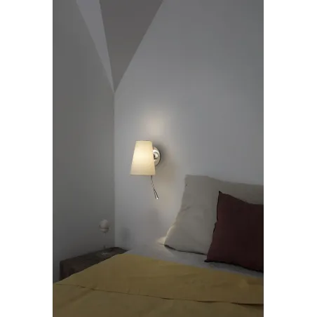 LUPE Lampe applique chrome avec lecteur LED
