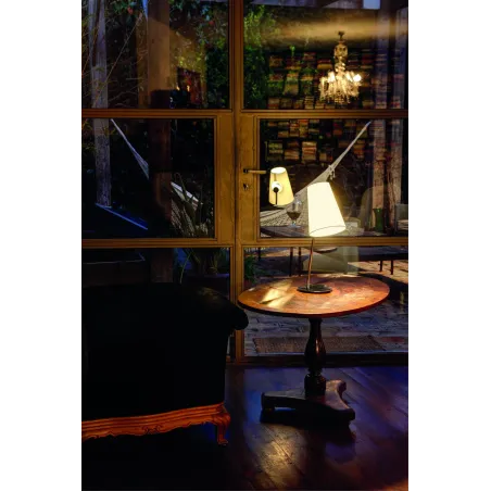 LUPE Lampe de table chrome