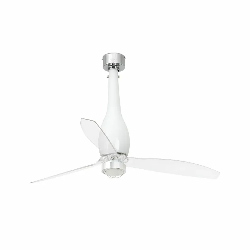 ETERFAN M LED Ventilateur blanc brillant/transparent DC SMART