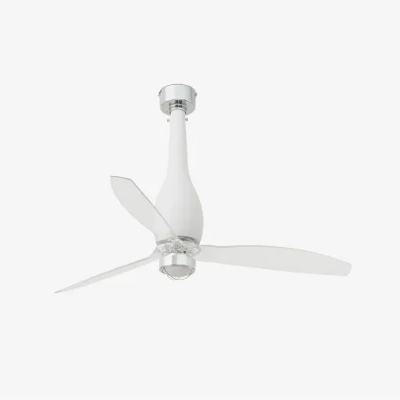 ETERFAN M LED Ventilateur blanc mat/transparent DC