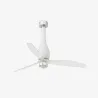 ETERFAN M LED Ventilateur blanc mat/transparent DC