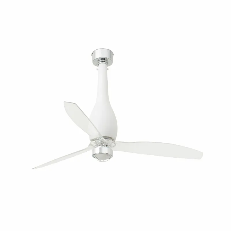 ETERFAN M LED Ventilateur blanc mat/transparent DC SMART