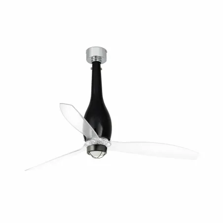 ETERFAN M LED Ventilateur noir brillant/transparent DC SMART