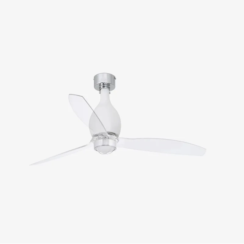 MINI ETERFAN M LED Ventilateur blanc mat/transparent DC