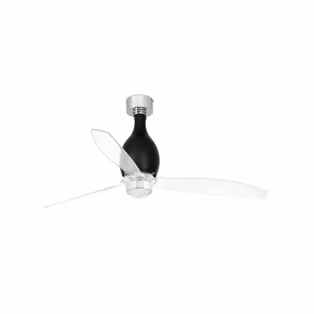 MINI ETERFAN M LED Ventilateur noir brillant/transparent DC SMART