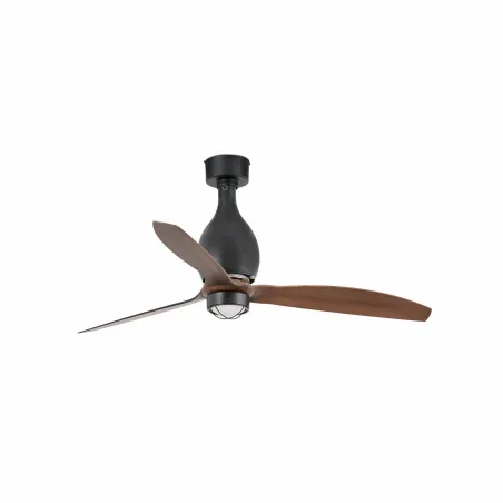 MINI ETERFAN M LED Ventilateur noir mat/bois DC