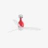 MINI ETERFAN M LED Ventilateur rouge brillant/transparent DC