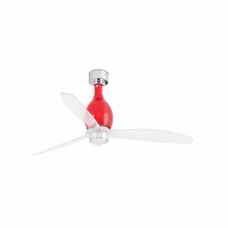 MINI ETERFAN M LED Ventilateur rouge brillant/transparent DC SMART