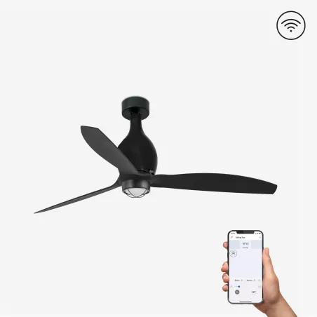 MINI ETERFAN M LED Ventilateur noir mat DC SMART