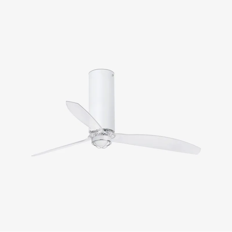TUBE FAN M LED Ventilateur blanc brillant/transparent DC