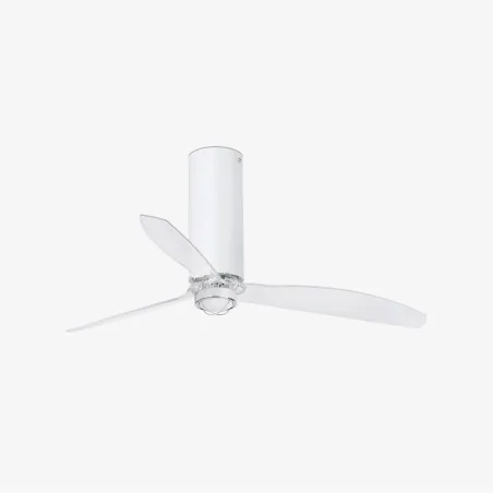 TUBE FAN M LED Ventilateur blanc brillant/transparent DC