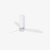 TUBE FAN M LED Ventilateur blanc brillant/transparent DC