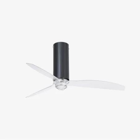 TUBE FAN M LED Ventilateur noir brillant/transparent DC