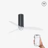 TUBE FAN M LED Ventilateur noir brillant/transparent DC SMART