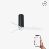 TUBE FAN M LED Ventilateur noir mat/transparent DC SMART