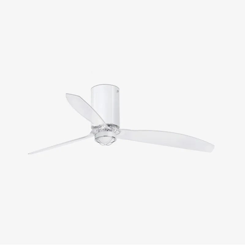 MINI TUBE FAN M LED Ventilateur blanc brillant/transparent DC
