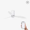 MINI TUBE FAN M LED Ventilateur blanc brillant/transparent DC SMART