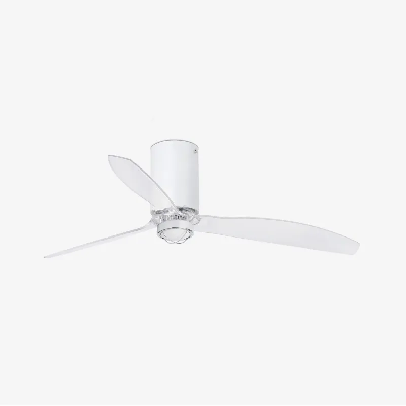 MINI TUBE FAN M LED Ventilateur blanc mat/transparent DC