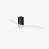 MINI TUBE FAN M LED Ventilateur noire brillant/transparent DC
