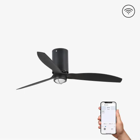 MINI TUBE FAN M LED Ventilateur noir mat DC SMART