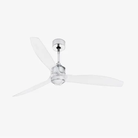 JUST FAN M LED Ventilateur chrome DC
