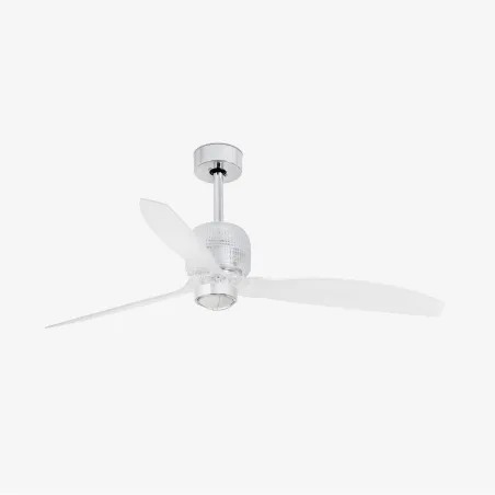 DECO FAN M LED Ventilateur chrome DC