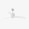 DECO FAN M LED Ventilateur chrome DC