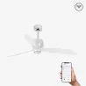 DECO FAN M LED Ventilateur chrome DC SMART