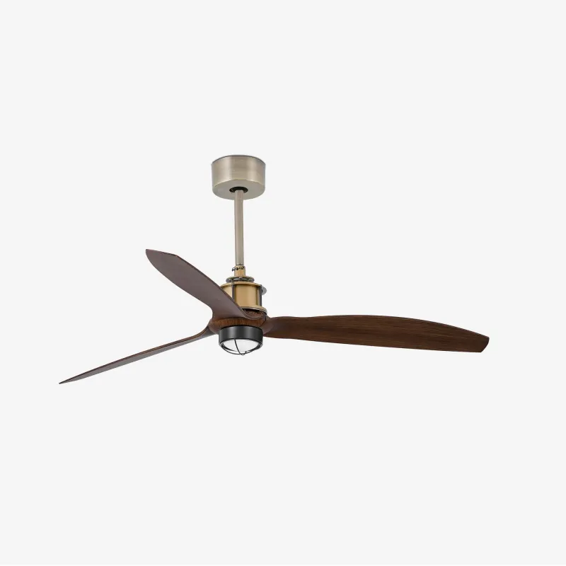 JUST FAN M LED Ventilateur or vielli/bois DC