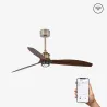 JUST FAN M LED Ventilateur or vielli/bois DC SMART