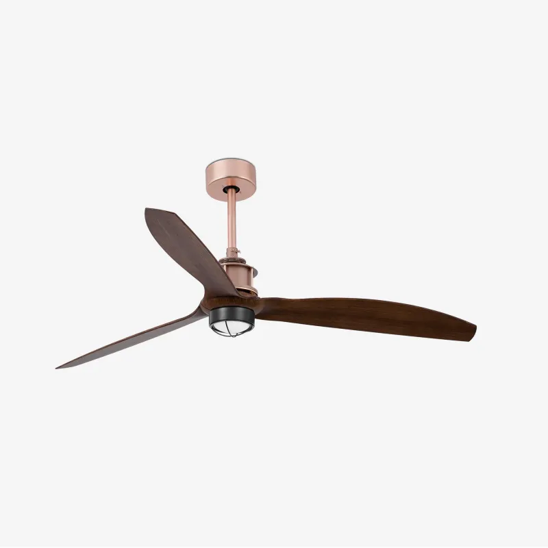 JUST FAN LED Ventilateur cuivre/bois DC