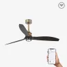 JUST FAN M LED Ventilateur or vielli/noir SMART