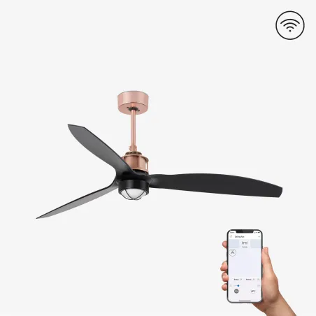 JUST FAN M LED Ventilateur cuivre/noir SMART