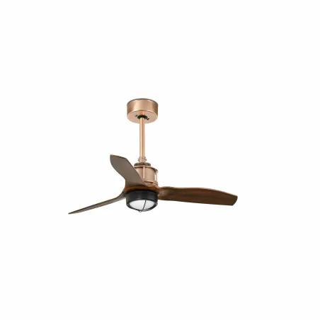 JUST FAN XS LED Ventilateur cuivre/bois 81cm