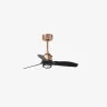 JUST FAN XS LED Ventilateur cuivre/noir 81cm