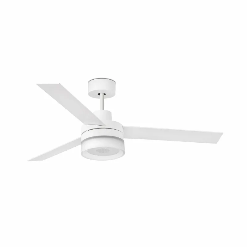 ICE L LED SPEAKER Ventilateur de plafon blanc avec haut-parleur