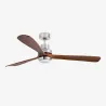 LANTAU XL LED Ventilateur nickel mat